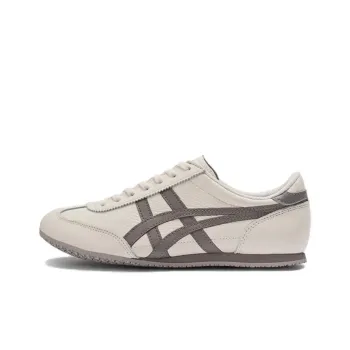 Onitsuka Tiger Machu Racer Anti Slip Wear Resistant Low Top Casual Shoes Unisex White Gray