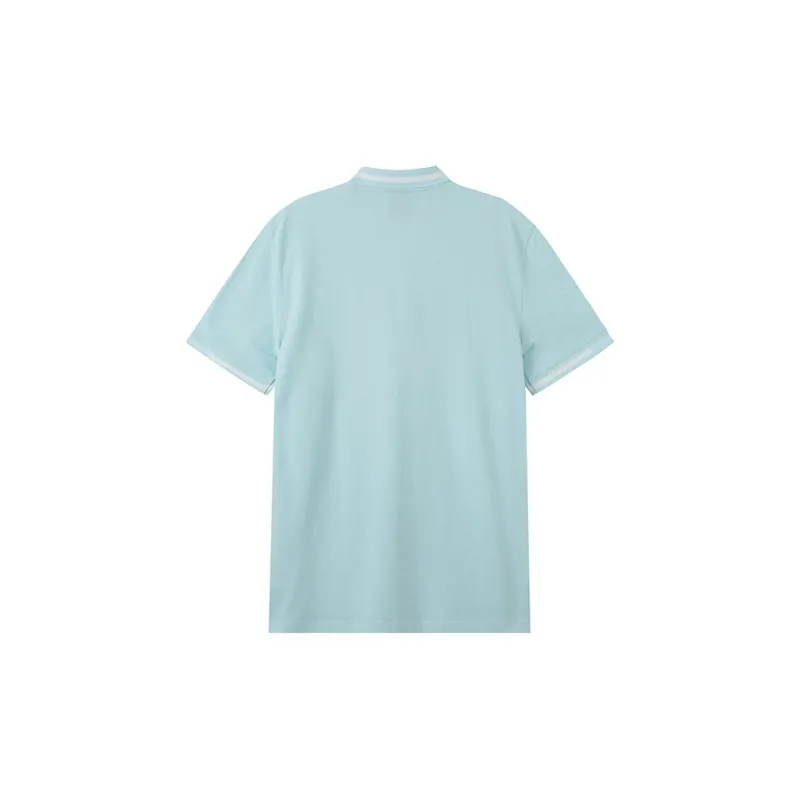 ARMANI EXCHANGE SS24 Polo Shirt Men's Light Blue-Green-1