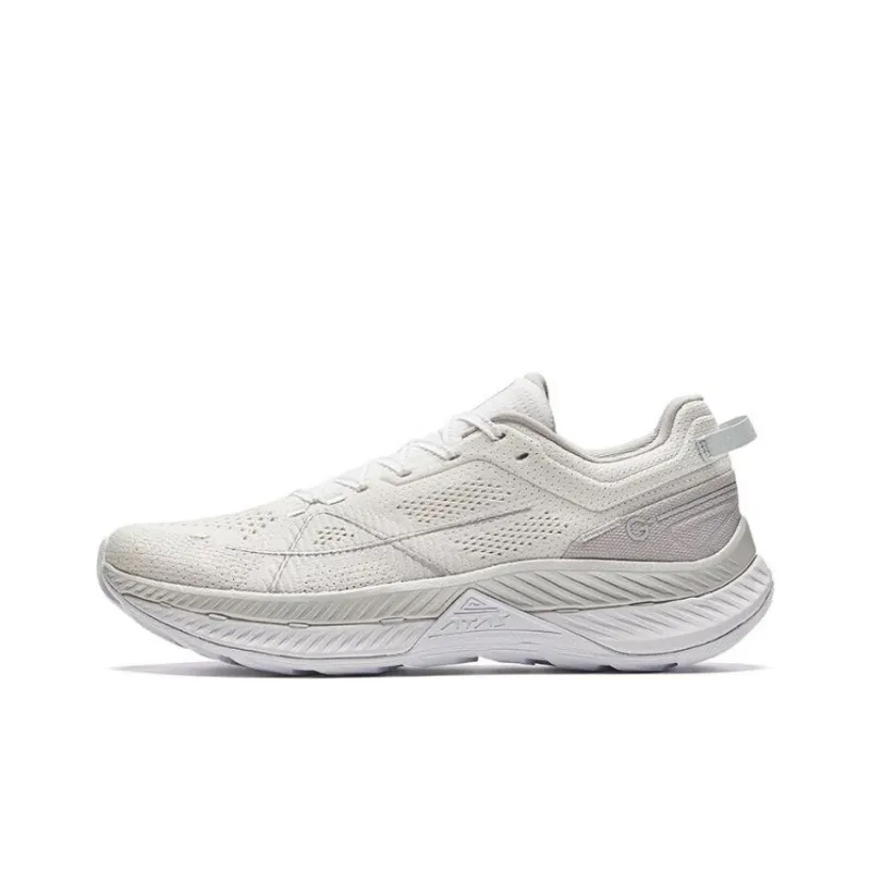 Anta Slip Resistant Low Top Running Shoes Men's White-0