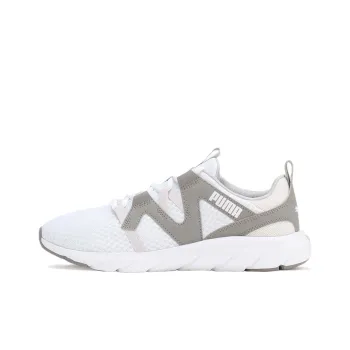 PUMA Softride Anti Slip Wear Resistant Low Top Casual Running Shoes Unisex White
