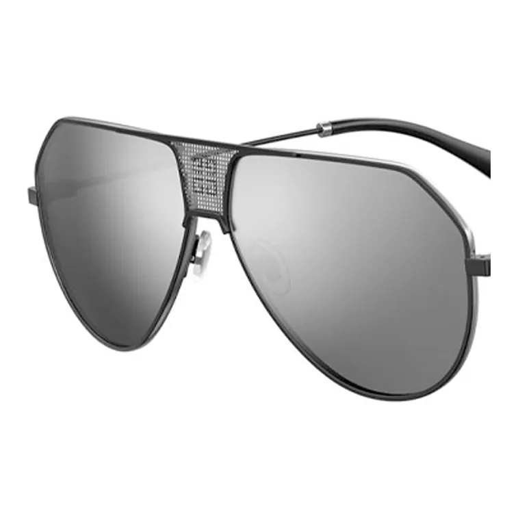 GIVENCHY Metal Aviator Sunglasses Men's Black-1