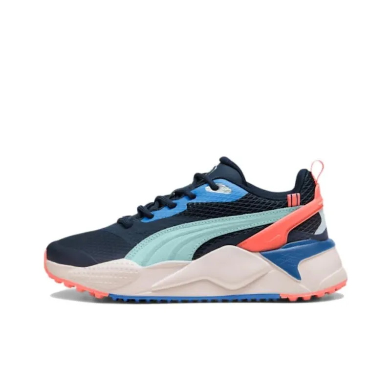PUMA GS X Efekt Cushioned Slip Resistant Low Top Golf Shoes Women's Black Blue-0