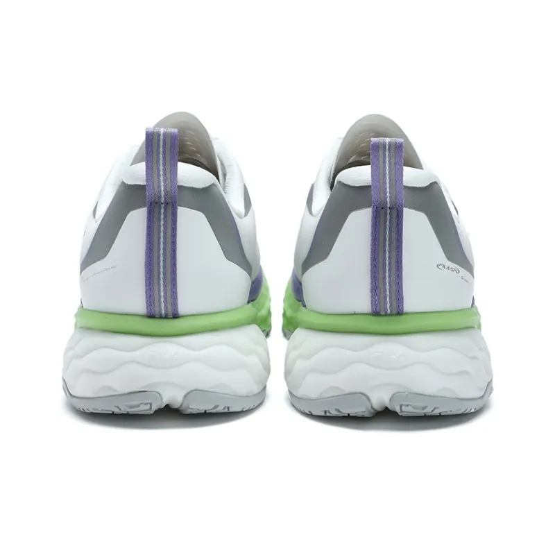 FILA SPD CHEETAH Anti Slip And Wear Resistant Breathable Low Top Casual Running Shoes Men's White Green-2
