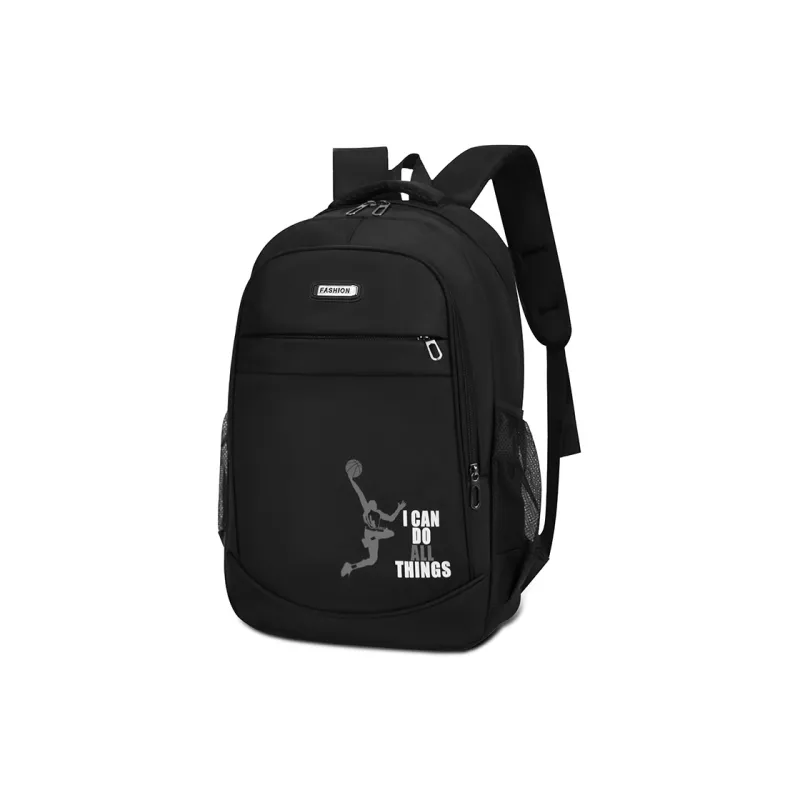 BAODIDAISHU Oxford Backpack Regular Men's Black Yellow Green Blue-1