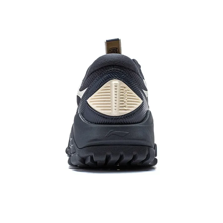 LiNing CF Tracing Collection Lin Chuan FW Anti Slip Wear Resistant Low Top Casual Shoes Men's Black White-5