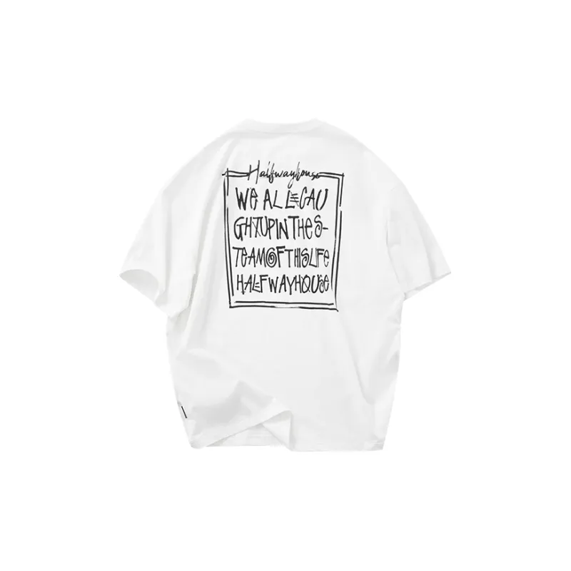 Halfwayhouse T Shirt Men's White-1
