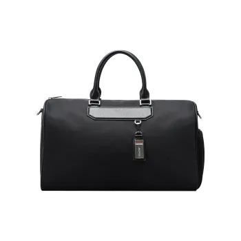 BOPAI Fabric Travel Bags Gym Bags Large Size Men's Black