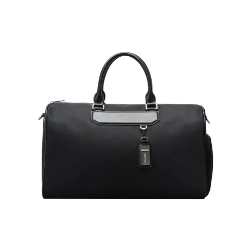 BOPAI Fabric Travel Bags Gym Bags Large Size Men's Black