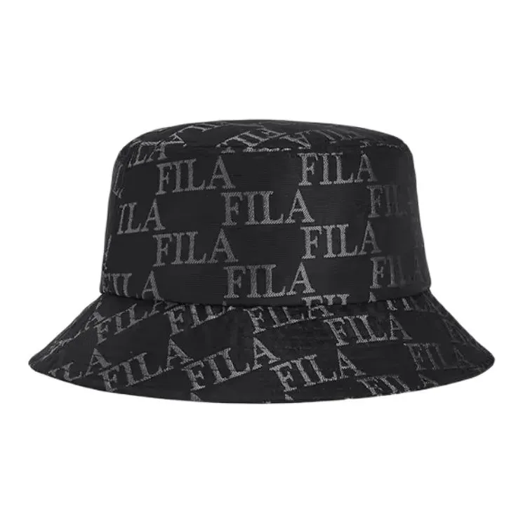 FILA Polyester Bucket Hats Unisex Black-2