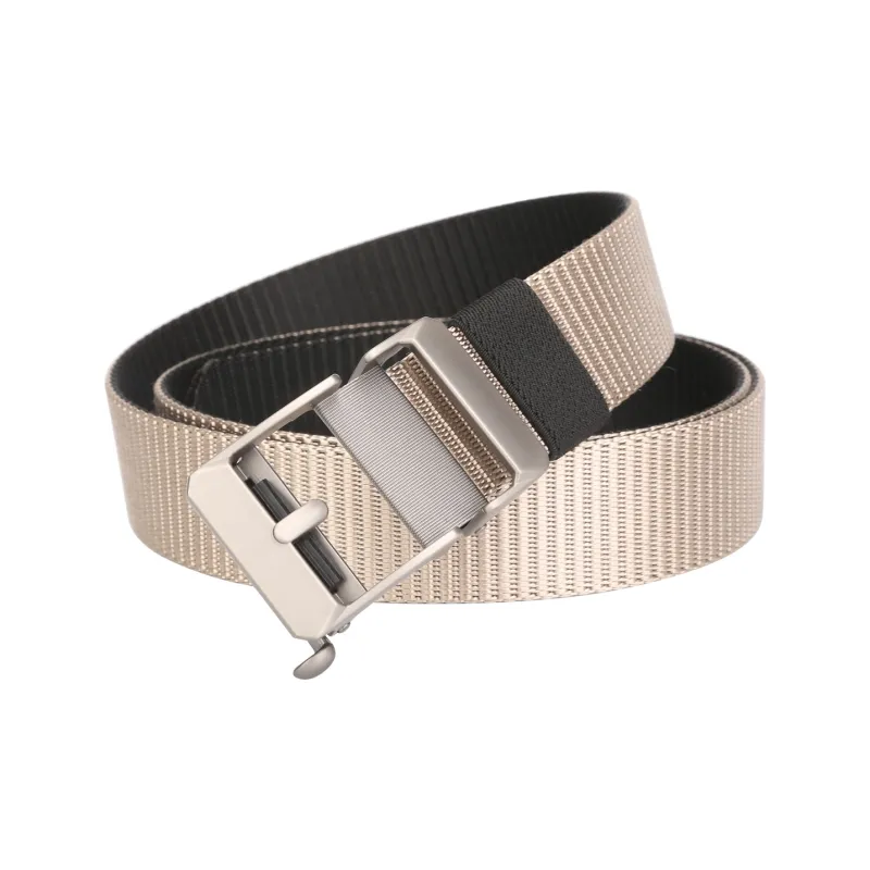 Jaylen Oos Thickened Fabric No Button Automatic Buckle Versatile Casual Outdoor Pants With Belt Belt Men's Width  3.5cm-6