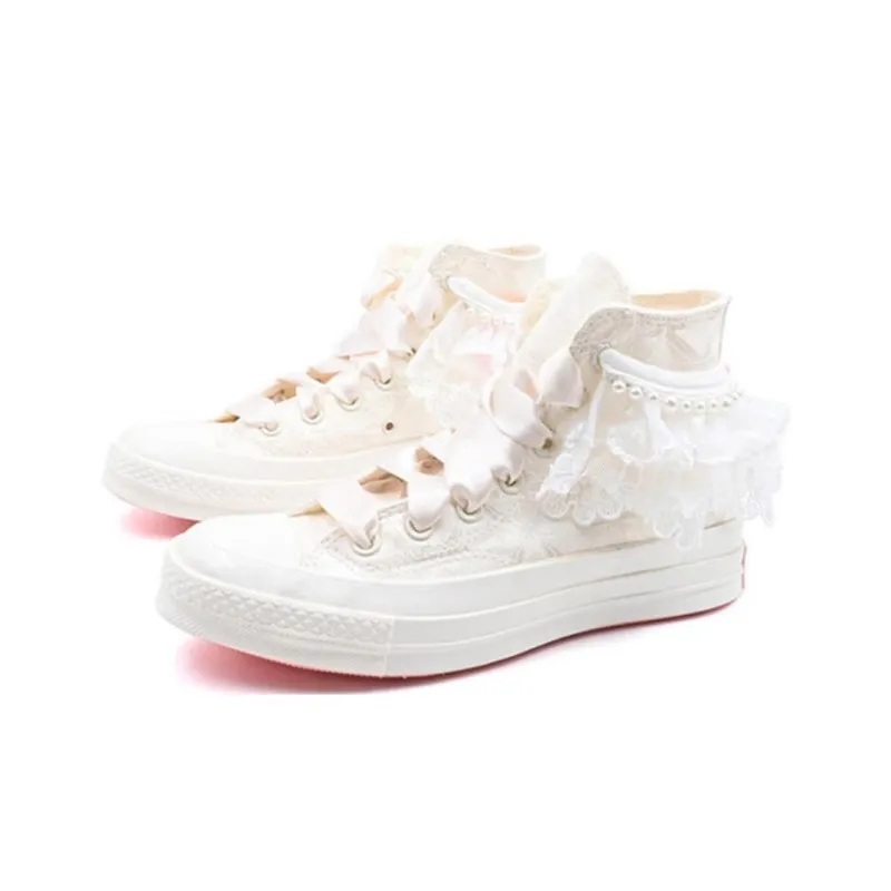 Converse 1970s SNL High-Top Canvas Shoes Unisex Beige-3