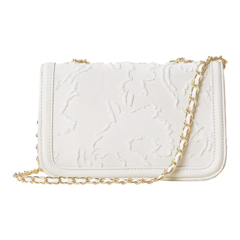 Miffy Fabric Shoulder Bag Crossbody Bag Women's White/Black-5