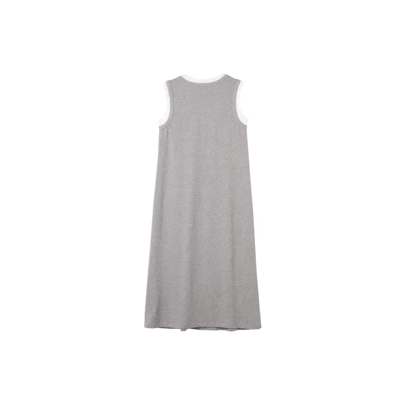 【dme】 Sleeveless Dress Women's Honey Powder-3