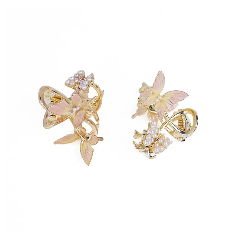 CAROMAY Hair Clips Women's Champagne Gold-5
