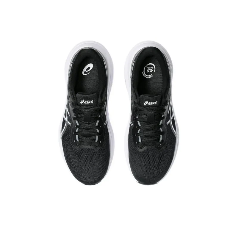 Asics GT 1000 13 Anti Slip Wear Resistant Low Top Running Shoes Unisex Black White-2