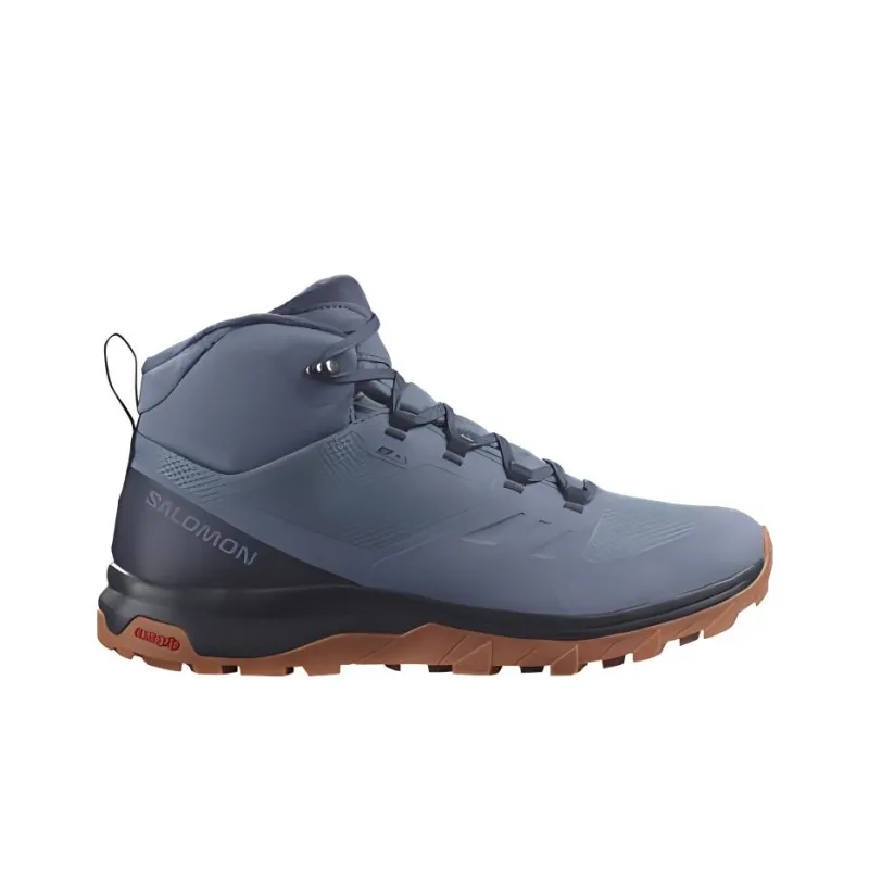 SALOMON X Ultra 4 Mid-Top Outdoor Shoes Men's Blue-1