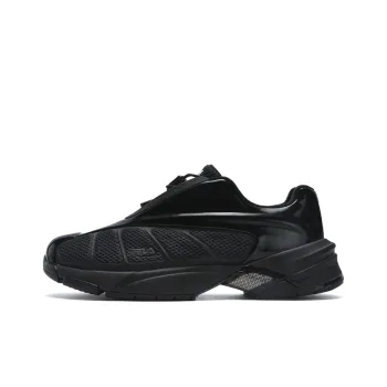 FILA Wear Resistant Low Top Casual Shoes Women's Black