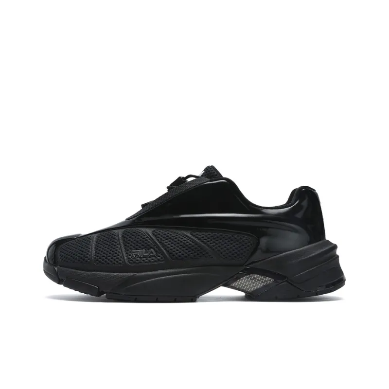 FILA Wear Resistant Low Top Casual Shoes Women's Black-0