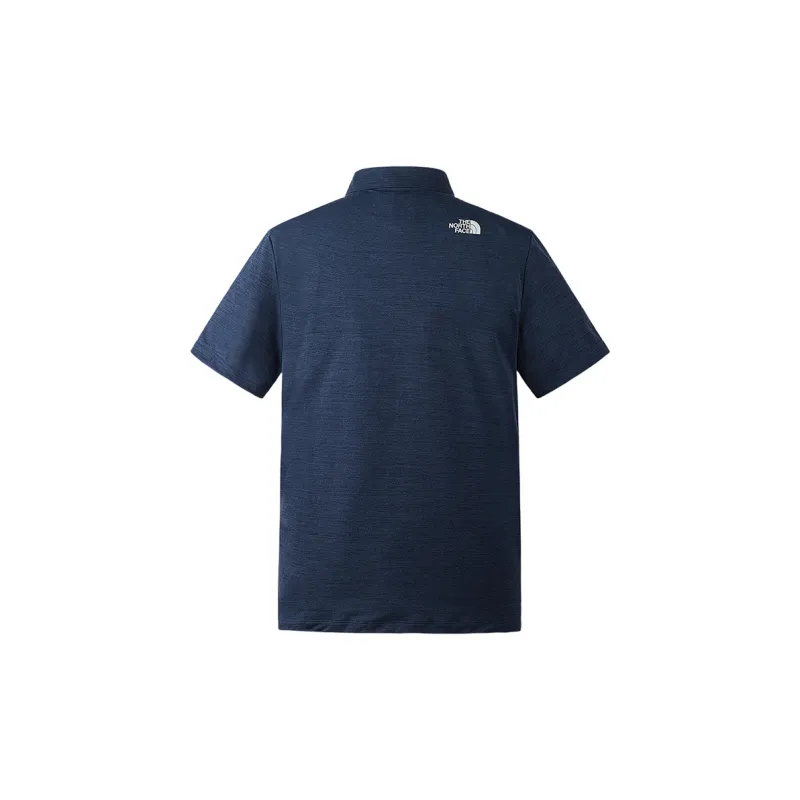 THE NORTH FACE Polo Shirt Men's Deep Sea Blue-1