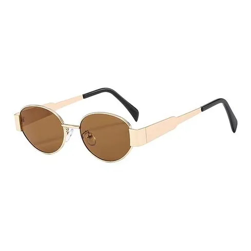 NOME Metal Oval Sunglasses Women's-3