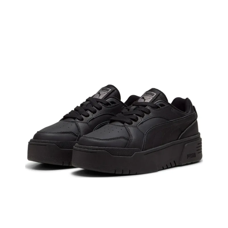 PUMA California Fries Anti-Slip Wear-Resistant Low-Top Casual Shoes Women's Black-2