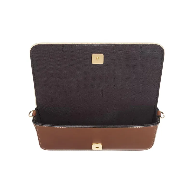 FENDI Fendigraphy Polyamide With Calfskin Wallet Women's Beige-4