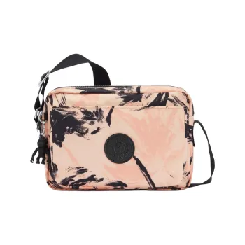 Kipling Polyester Shoulder Bag, Crossbody Bag Unisex Coral Flower