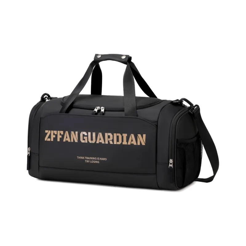 ZUOFEIFAN Fabric Travel Bag Large Size Unisex Black-1