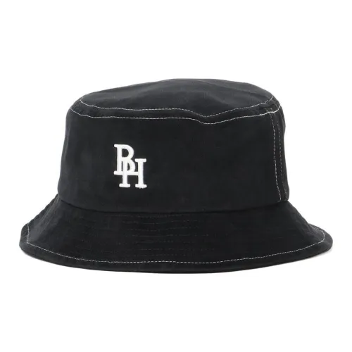 Beams Cotton Bucket Hats Men's Black/Blue
