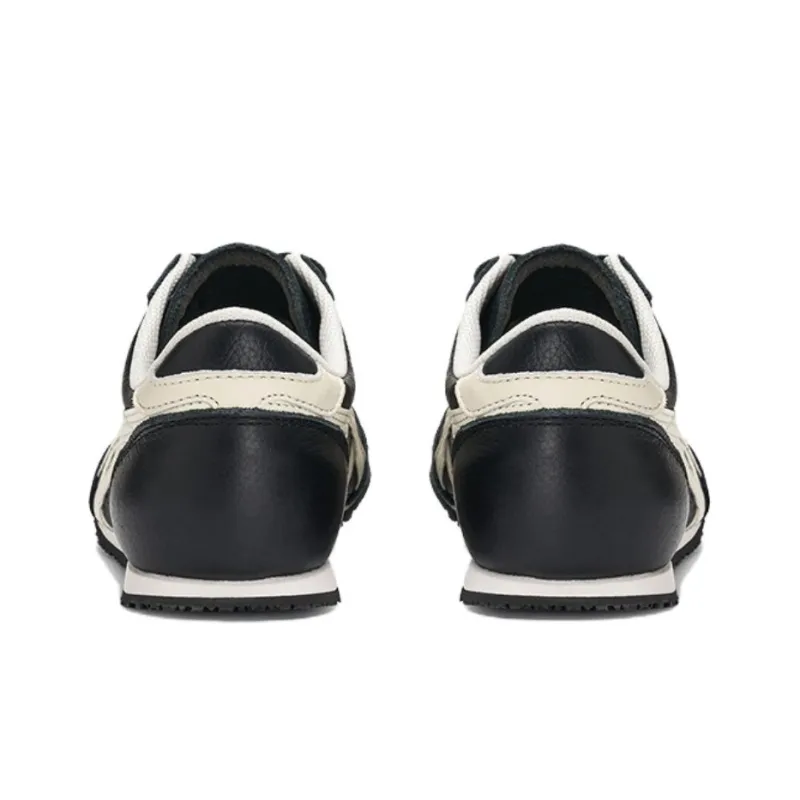 Onitsuka Tiger Machu Racer Anti Slip Wear Resistant Low Top Casual Shoes Unisex Black White-5