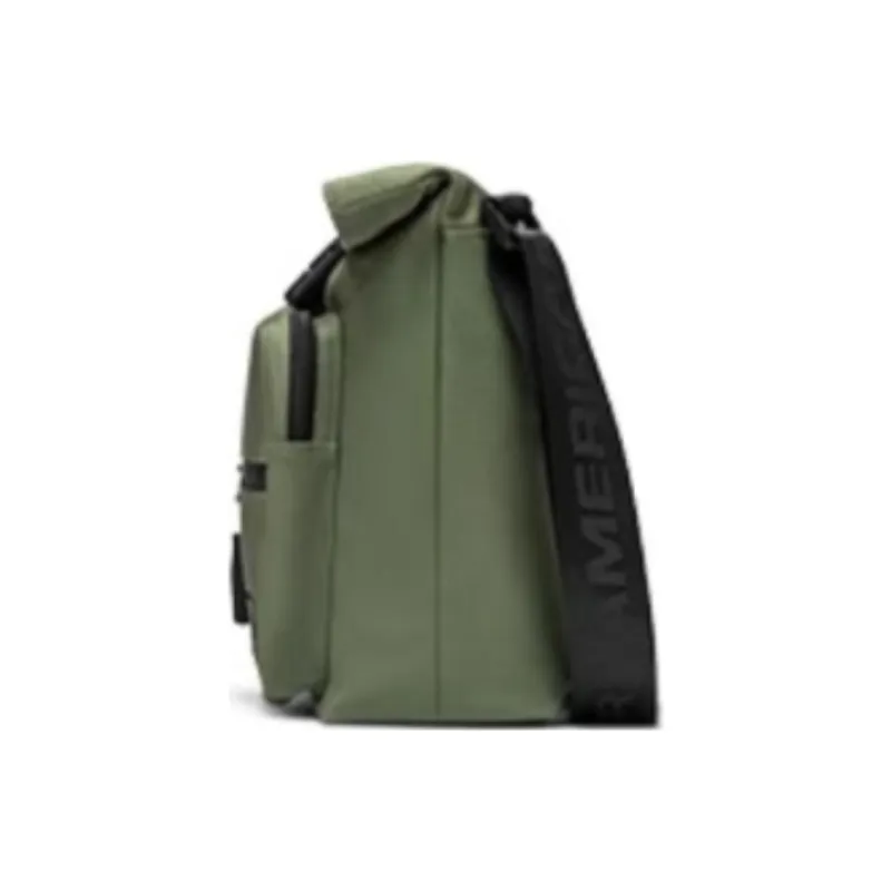 AMERICAN TOURISTER Fabric With Microfiber Leather Crossbody Bag Shoulder Bag Small Size Men's Multicolor-4