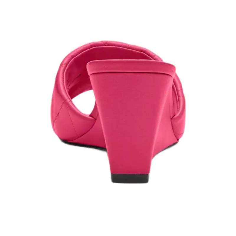 COACH Abrasion-Resistant Slide Slippers 7cm Women's Pink-4