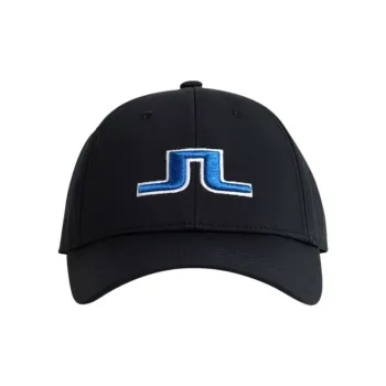 J.Lindeberg Polyester, Elastane Baseball Caps Men's Black