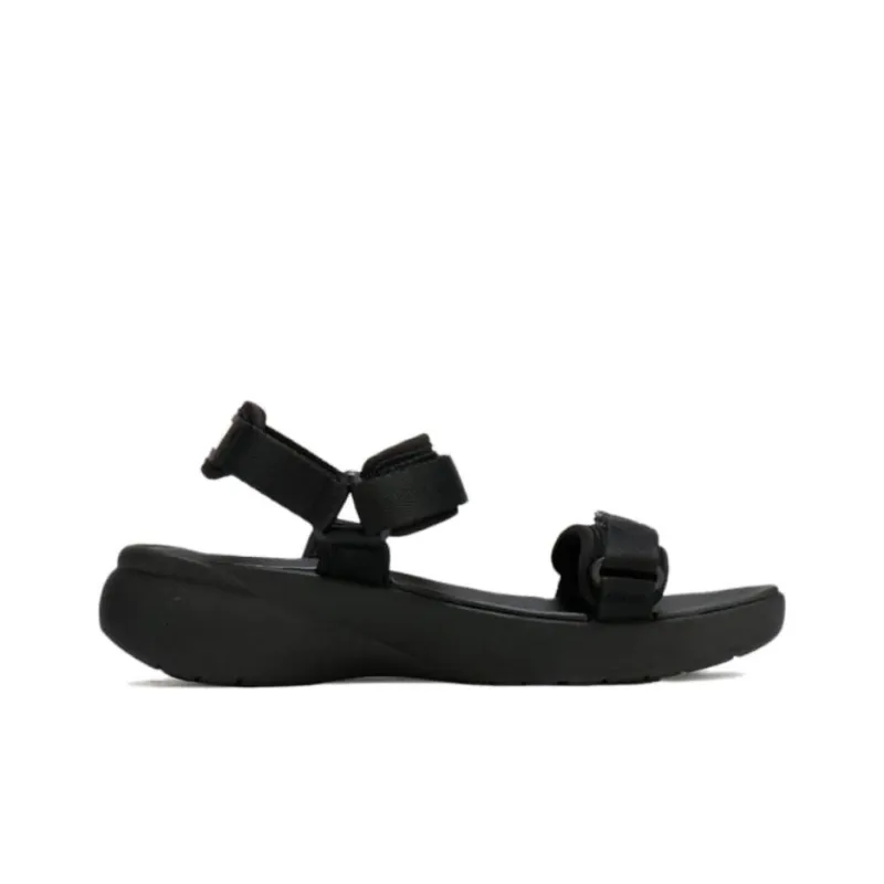 PUMA Bora One Strap Sandals Medium Heel Women's Black-1