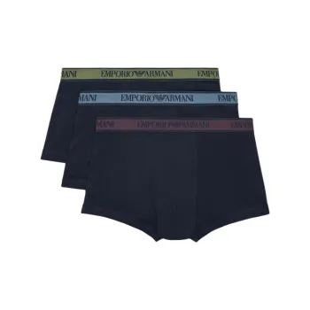 EMPORIO ARMANI Three pack Of Boxer Briefs With Core Logo Waistband