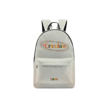 SRRW PU Students Backpack Regular Unisex Ecru