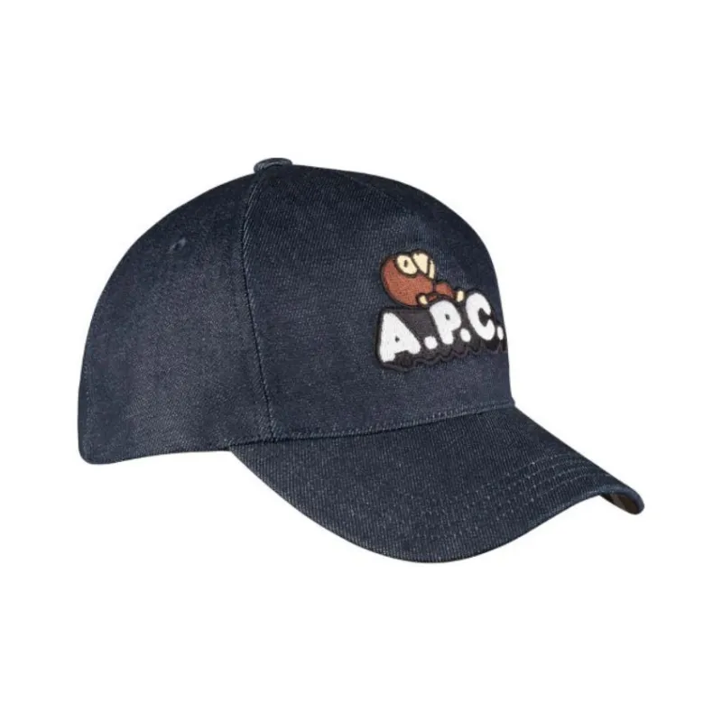 A.P.C X A.P.C. Milo On Apc Denim Cap-1