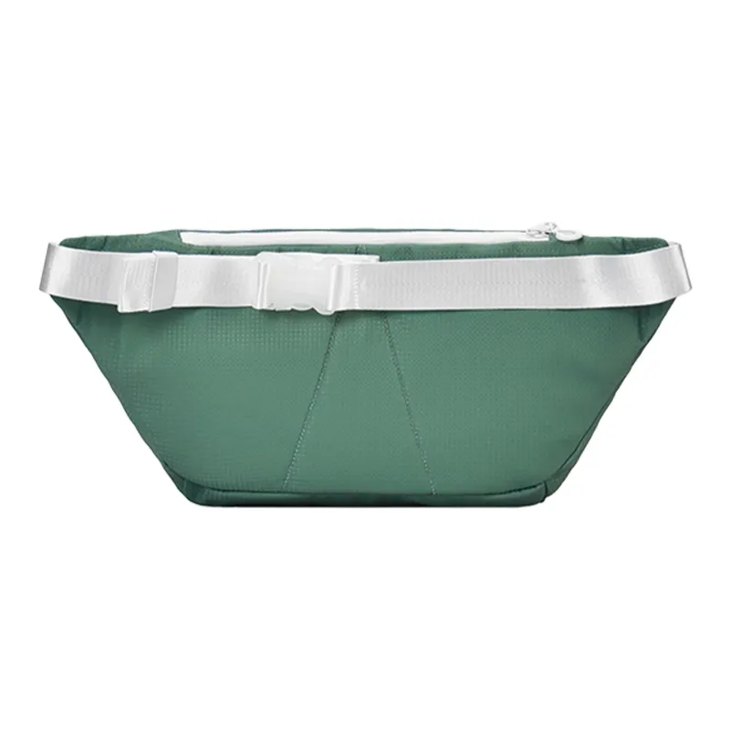 FINITE LOOP Recycled Material Sling Bag, Fanny Pack Unisex White/Green-1