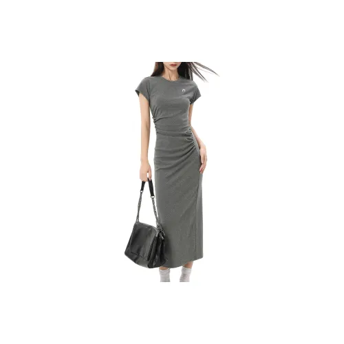 Princess Berdele Short-Sleeved Dresses Women's Gray