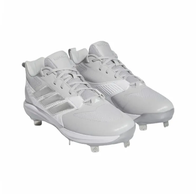 Adidas Icon 8 Team Light Grey Silver Metallic Cloud White-1