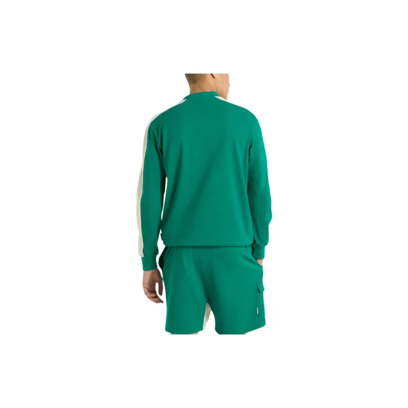 Umbro SS24 Panelled Sweat Sweatshirt Men's Green-1