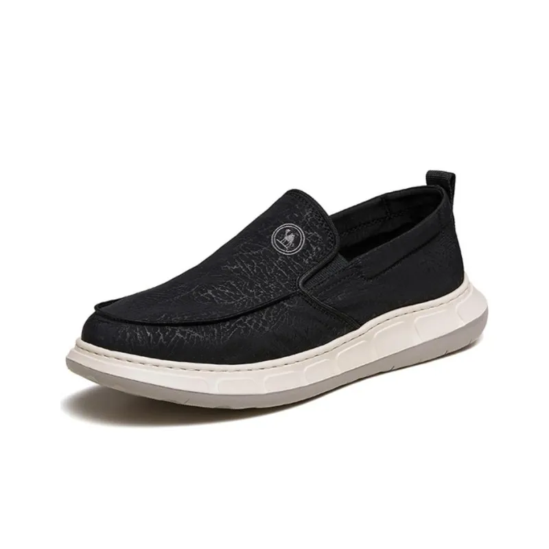 CAMEL Non slip Lightweight Low Top Casual Shoes Men's Black-2