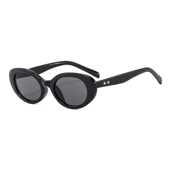 NOME PC Oval Sunglasses Unisex Black Pink White Tea Brown
