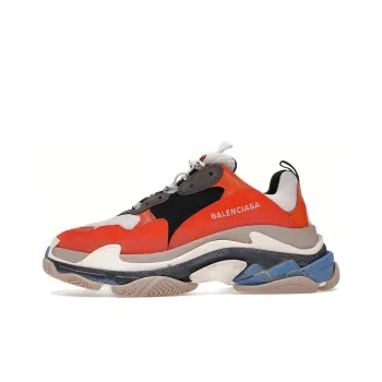 Balenciaga Triple S Orange Grey Black Women's