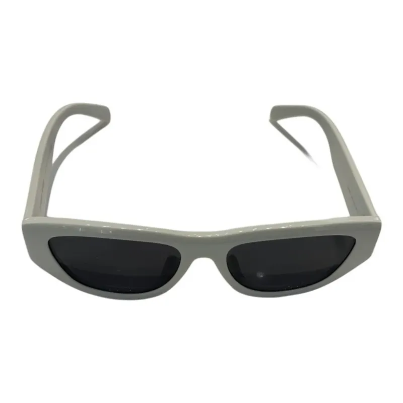 CELINE Subject To Official Website Oval Sunglasses Women's White-1