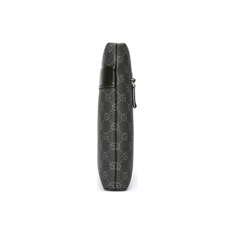 GOLDLION PVC Clutch Medium Size Men's Black-2