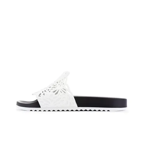 Sophia Webster Slide Slippers Women's White/Black