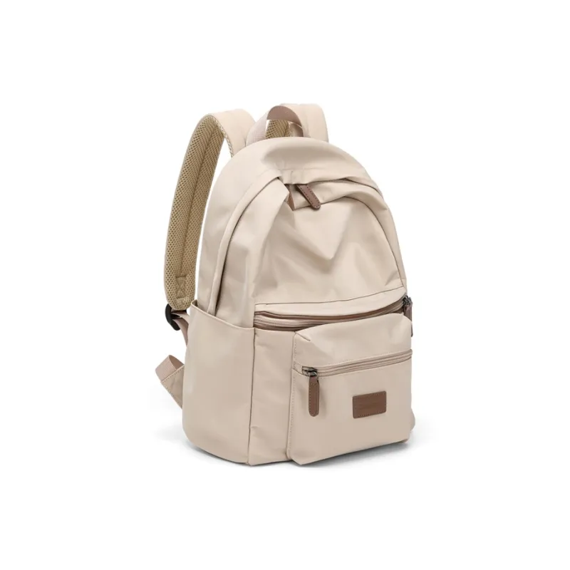 CinvaiKrose Fabric Backpack Large Size Women's Apricot/Black-1