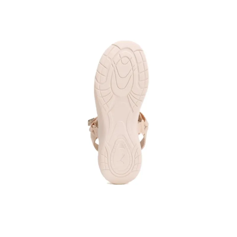 PUMA Bora One Strap Sandals Medium Heel Women's Ecru-4