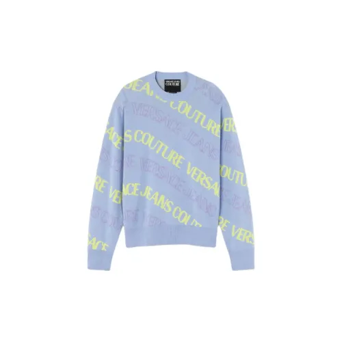 VERSACE Sweaters Men Blue